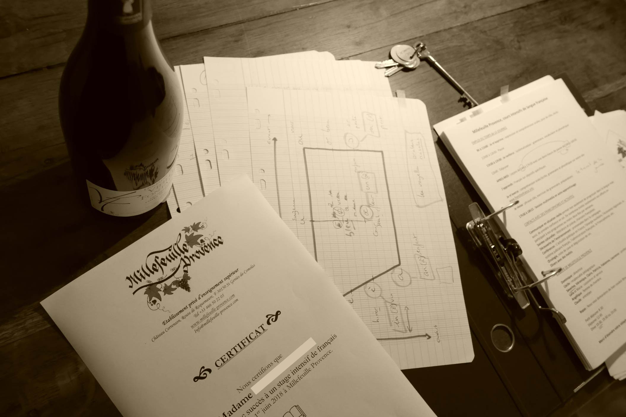 終了証書と学習の証