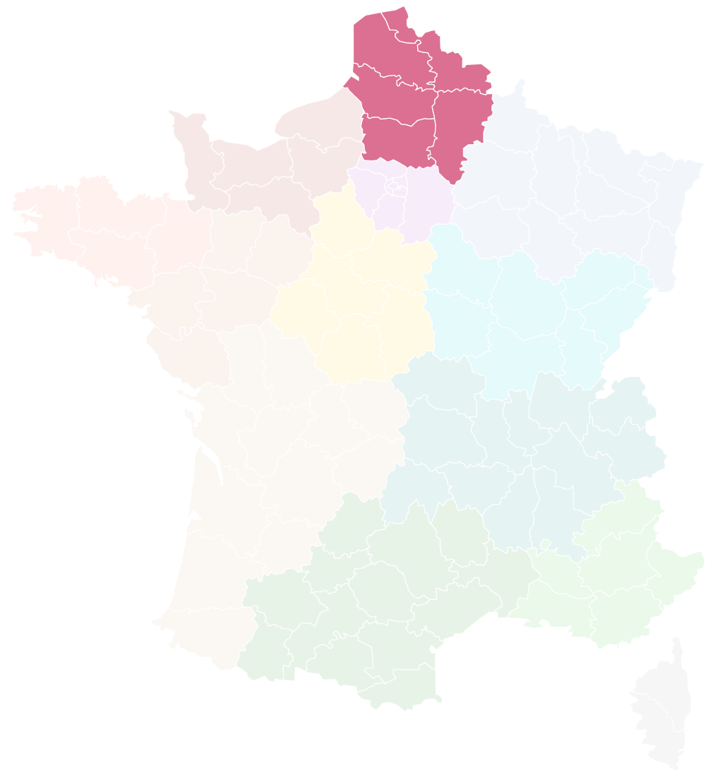 ノール　パ・ド・カレー　ピカルディ地域圏